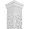Ekena Millwork Craftsman Classic Square Non-Tapered Paisley Fretwork Column w/ Prairie Capital & Prairie Base CC0809ENPSLPRPR - alternate 3
